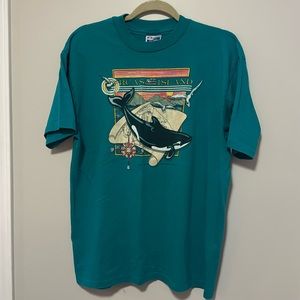 Vintage Orcas Island Hanes single stitch